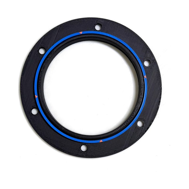 80 mm Round PVC Pro Clean-Fit Inlet with its blue cutting template